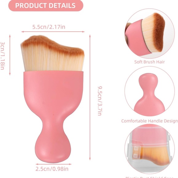 Car cleaning Pink and Orange Brush Set new in package - Picture 5 of 6